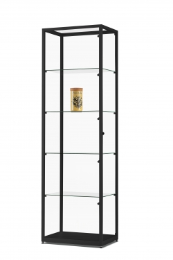 Vitrine 600 side light noire