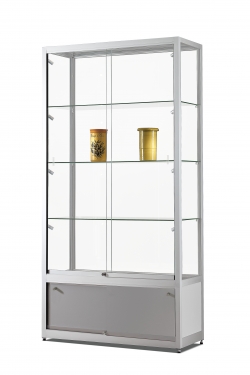 Vitrine 1000 O side light grise